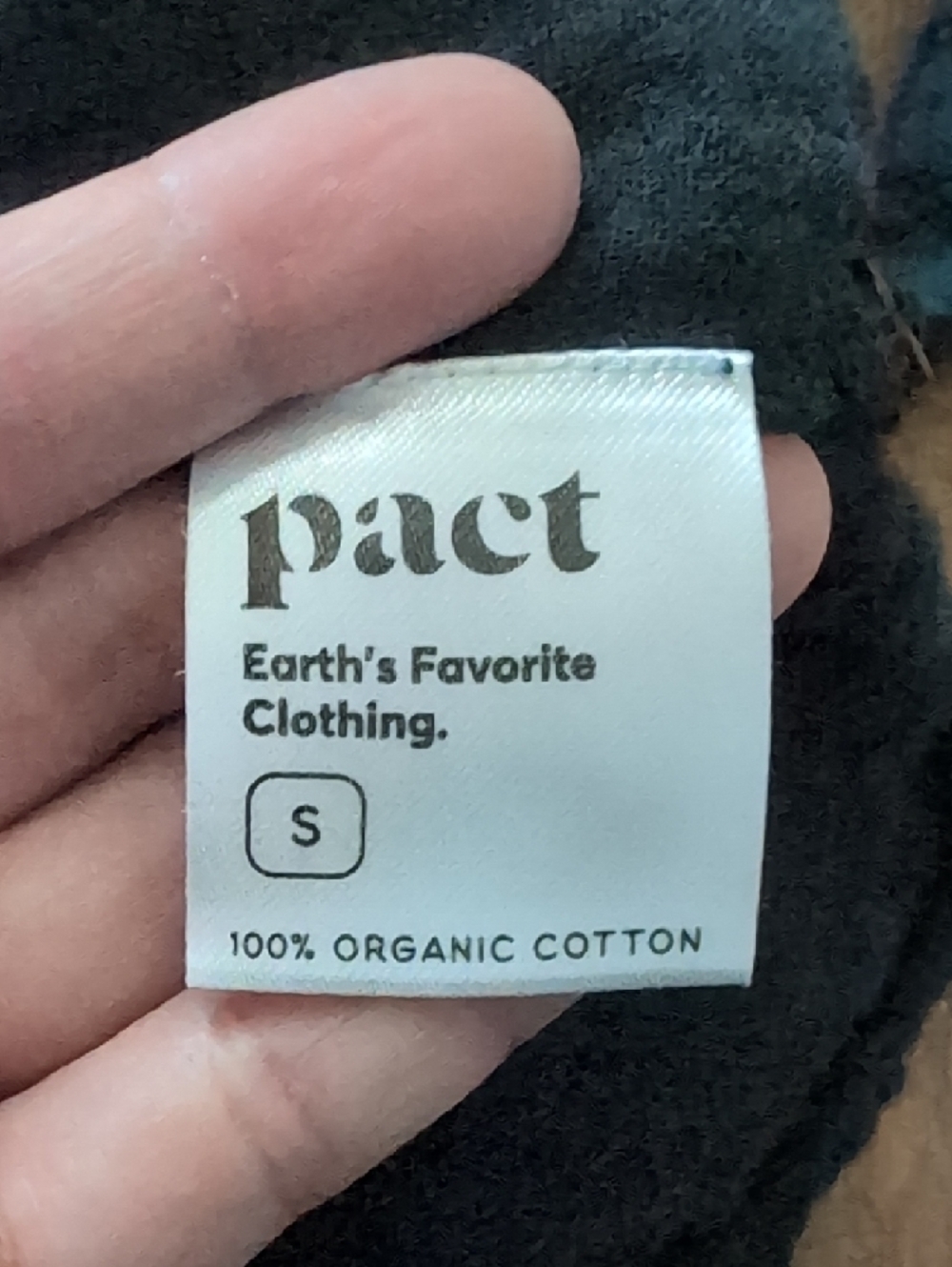 Pact Women's Black The Coastal Daily Tank Small - Picture 4 of 5
